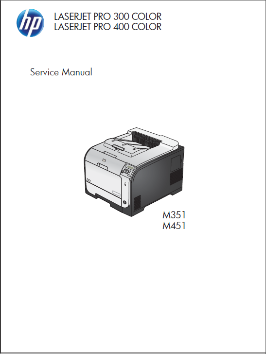 HP Color LaserJet M351 M451 Service Manual-1